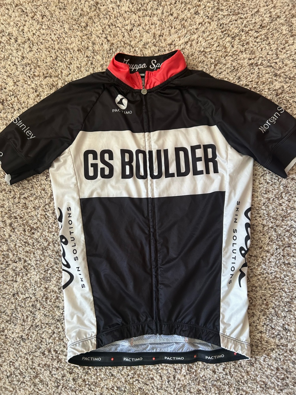 Pactimo GS Boulder Women's Black & White Cycling Jersey